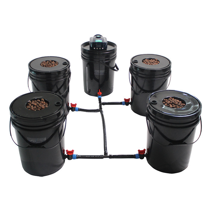 DWC complete kit 5 gallon 4 site w/reservoir