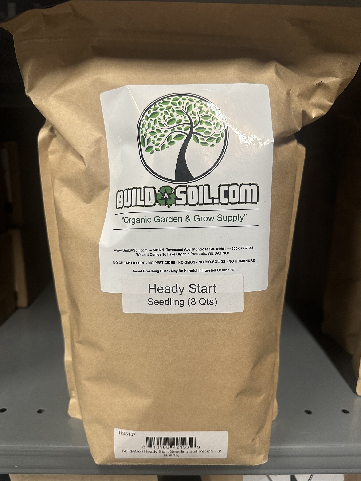 Buildasoil Heady Start Seedling Soil Recipe 8 quarts