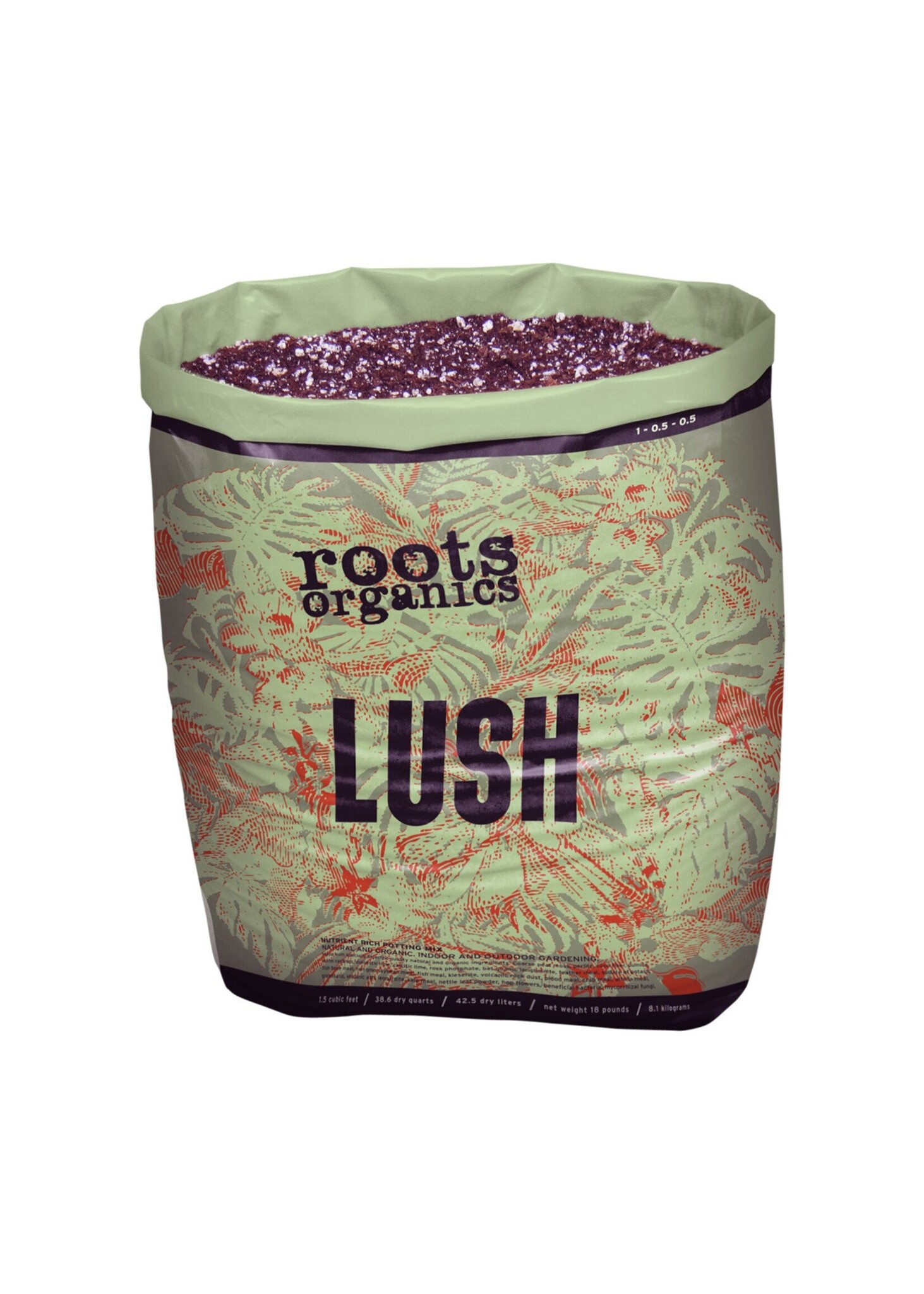 Roots organic LUSH 1.5cf