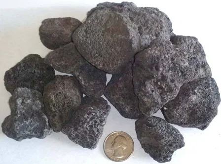 BAS black lava rock 1/2 cu