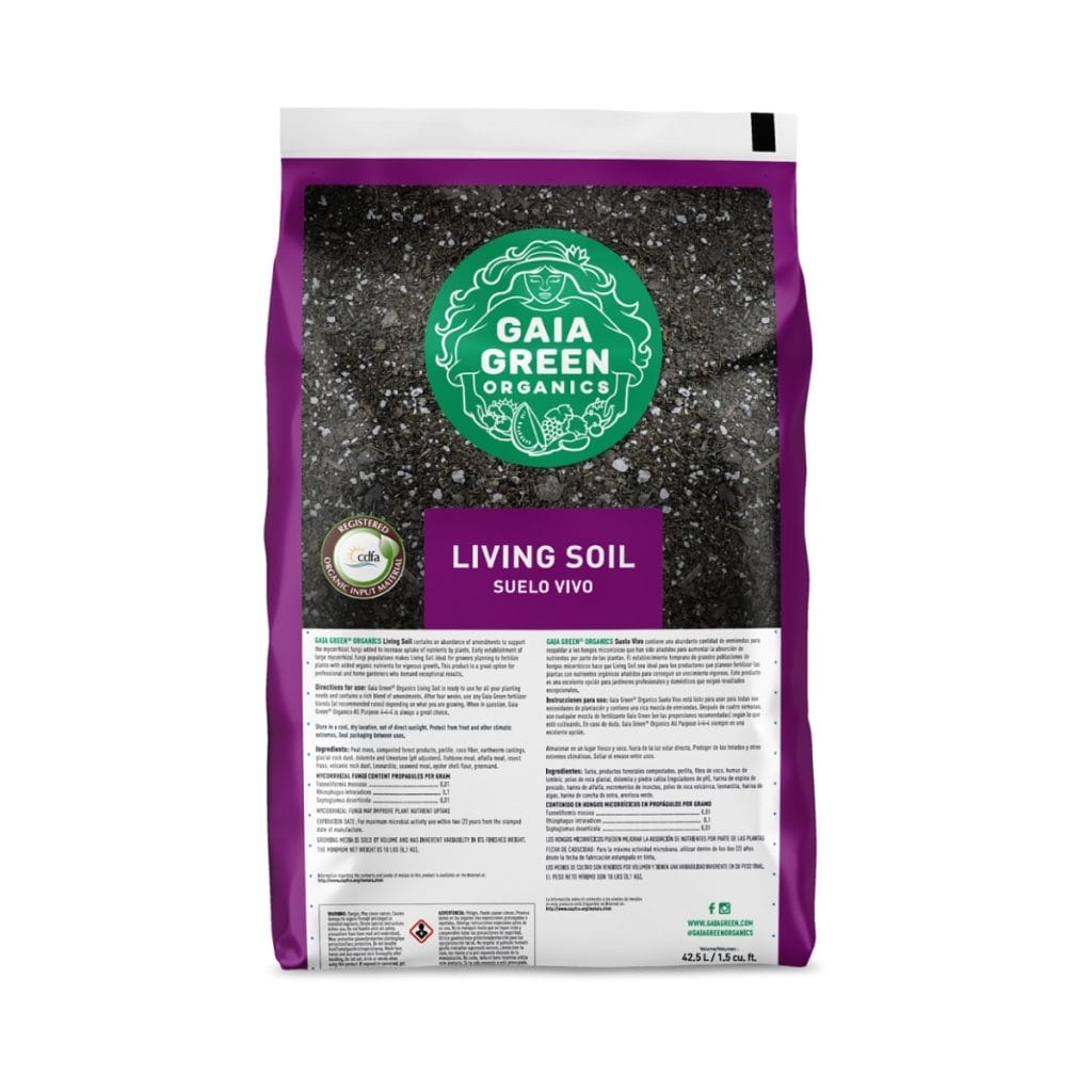 Gaia green living soil 1.5 cu ft