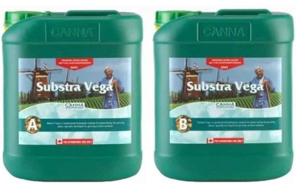 Canna Substra Vega A 4-0-3 & Canna Substra Vega B 1-2-4 (5L combo) soft water