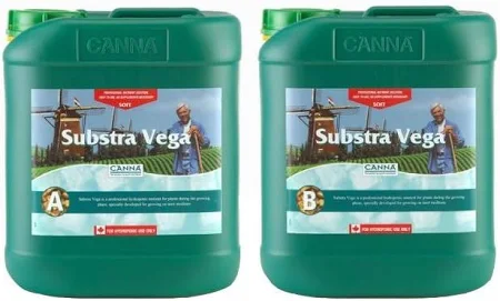 Canna Substra Vega A 4-0-3 1 liter & Canna Substra Vega B 1-2-4 1 liter (5Liter)