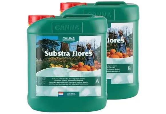 Canna Substra Flores  part A 3-0-3 & Canna Substra Flores  part B 1-3-5 (5 Liter)