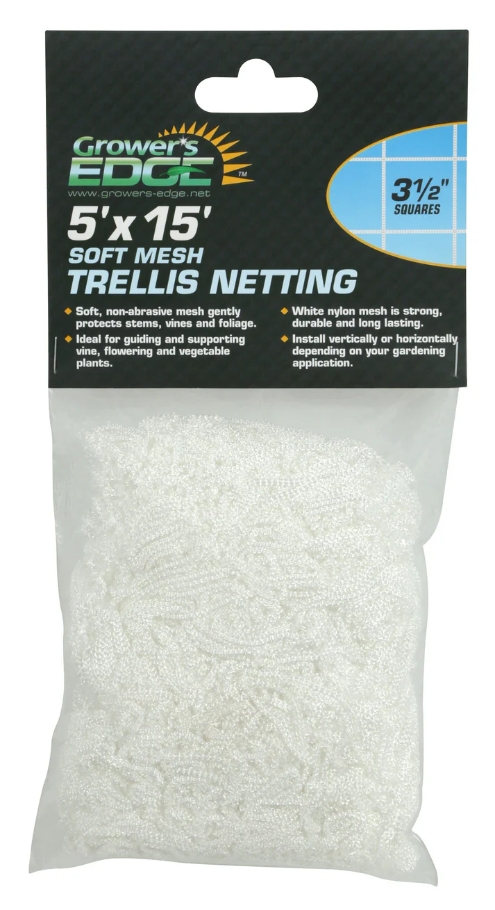 Trellis netting 5x15 w/3.5” squares