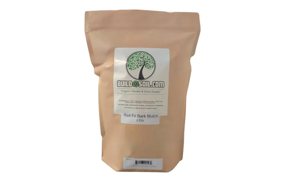 B.A.S organic red fir mini bark mulch 6 quarts
