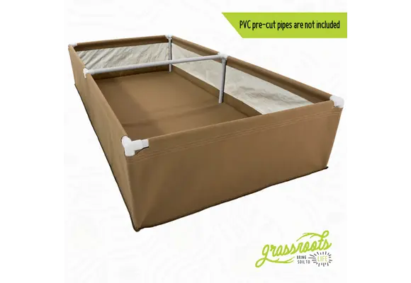 Grassroots living soil bed 4x4x1.5 ft