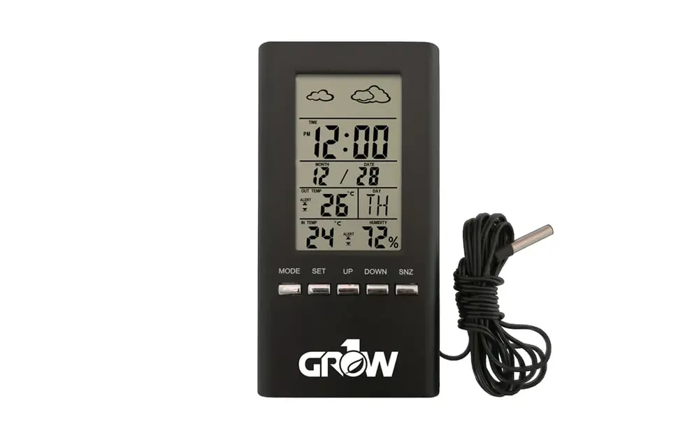 Grow 1 indoor/outdoor hydrometer with probe