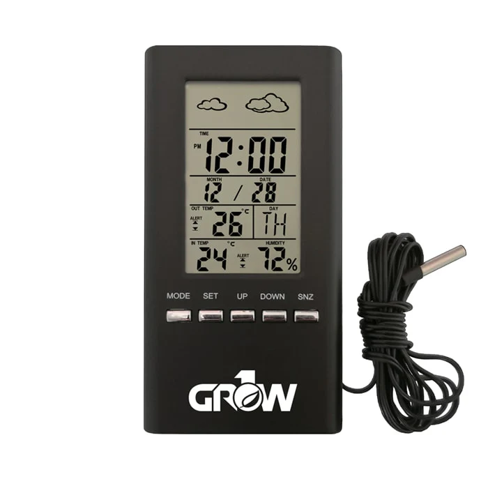 Grow 1 indoor/outdoor hydrometer with probe