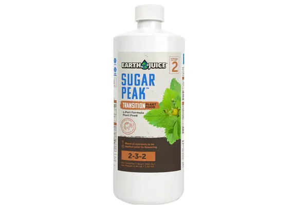 Earth juice sugar peak transition