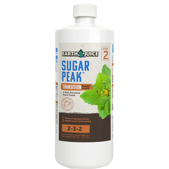 Earth juice sugar peak transition
