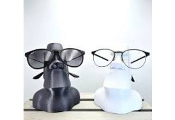 Black face glasses holder