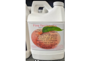 Fire ferments peach half gallons