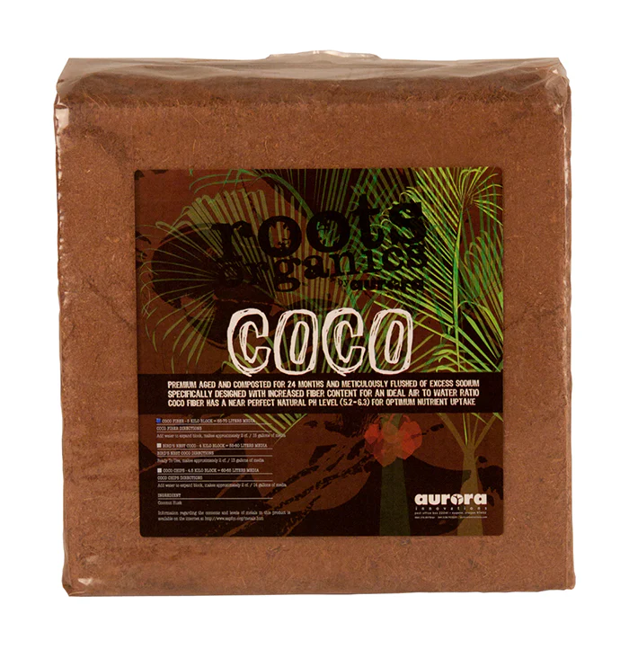 Roots Organic Coco Fiber 12”x12” Block