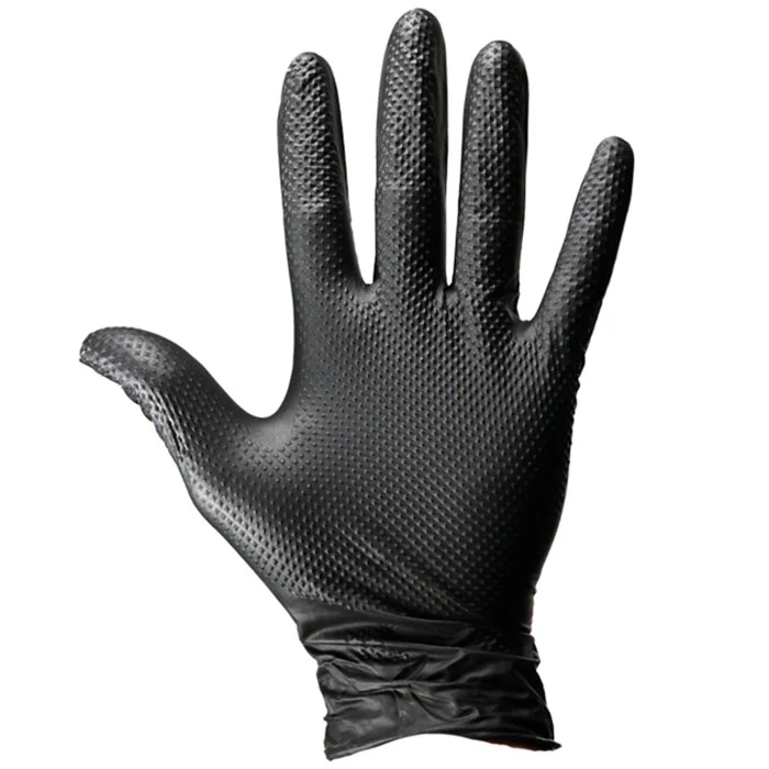 Dirt defense 6mil diamond grip gloves x-large