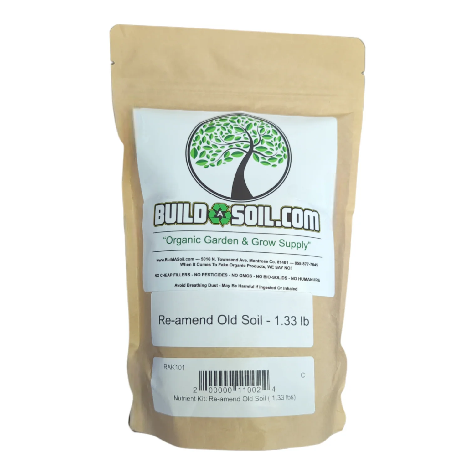 Build a soil re-amend kit 1CF