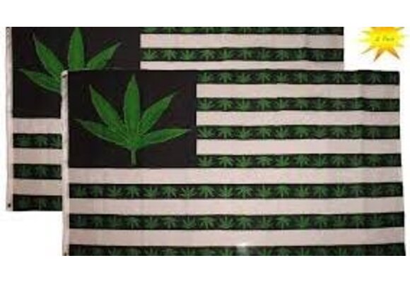 American Weed Flag 2 pack