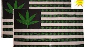 American Weed Flag 2 pack