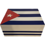 Just Cigars Medium Cuban Flag Humidor