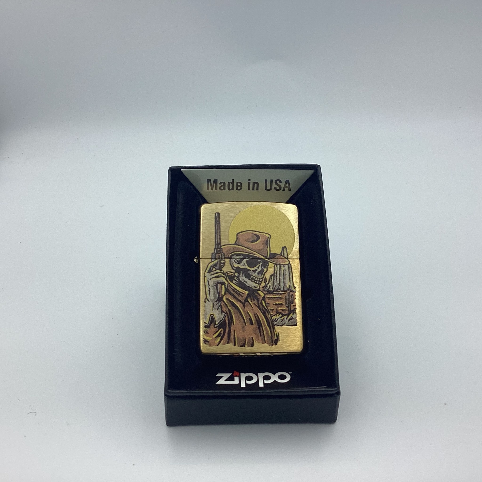 Zippo Wild West Skeleton Zippo Walper Tobacco