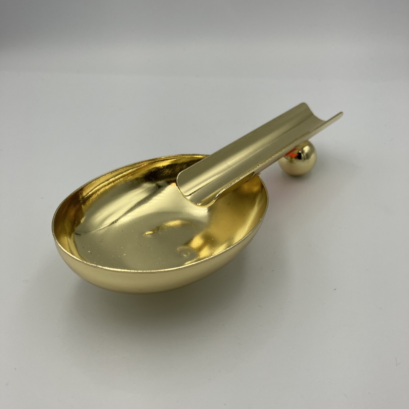 Just Cigars Single Cigar Ashtray Gold