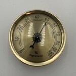 Just Cigars Western Analogue Hygrometer Gold
