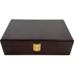 Just Cigars Clasp Humidor Walnut