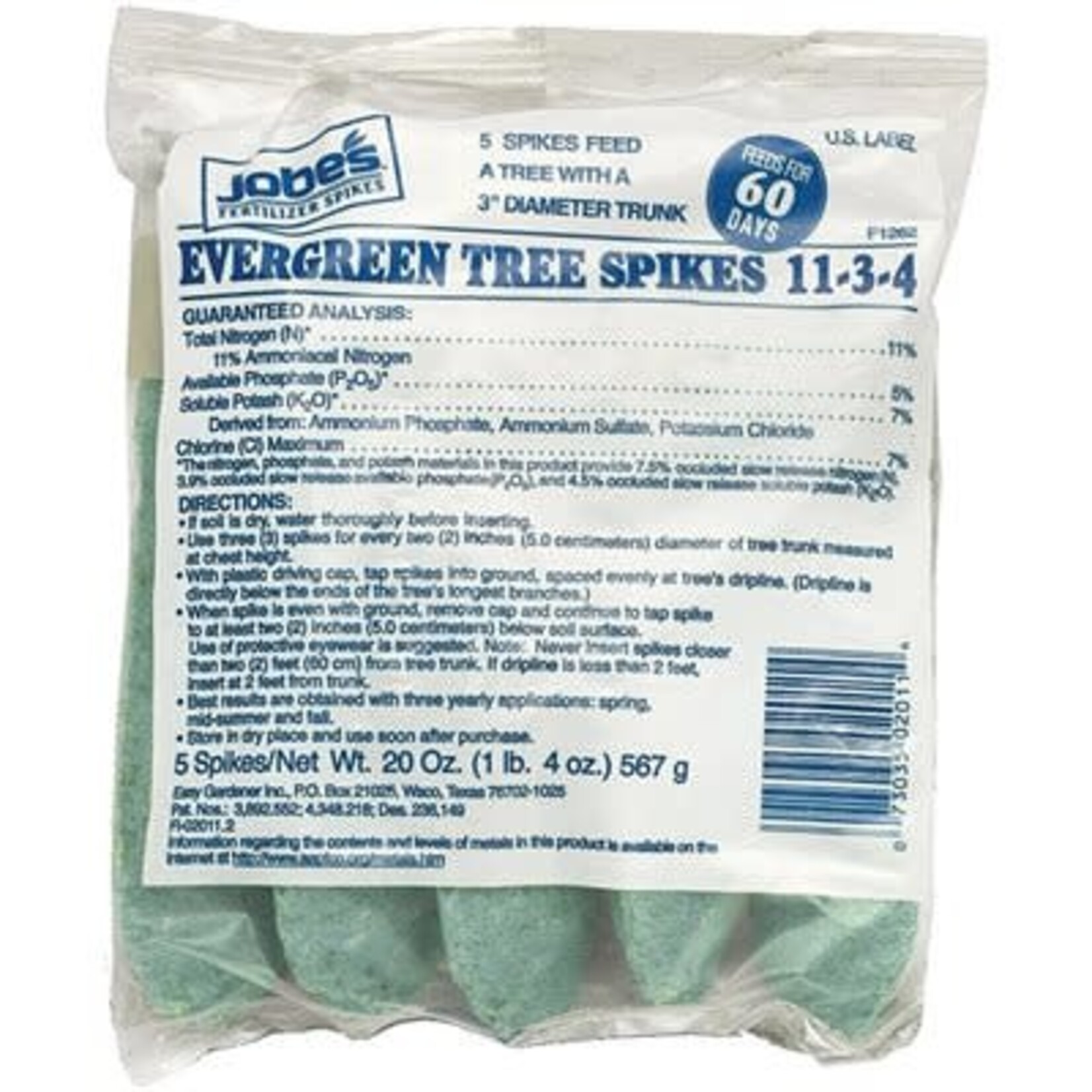 EDDIS Jobes Evergreen Tree Fertilizer Spikes (5 pack)