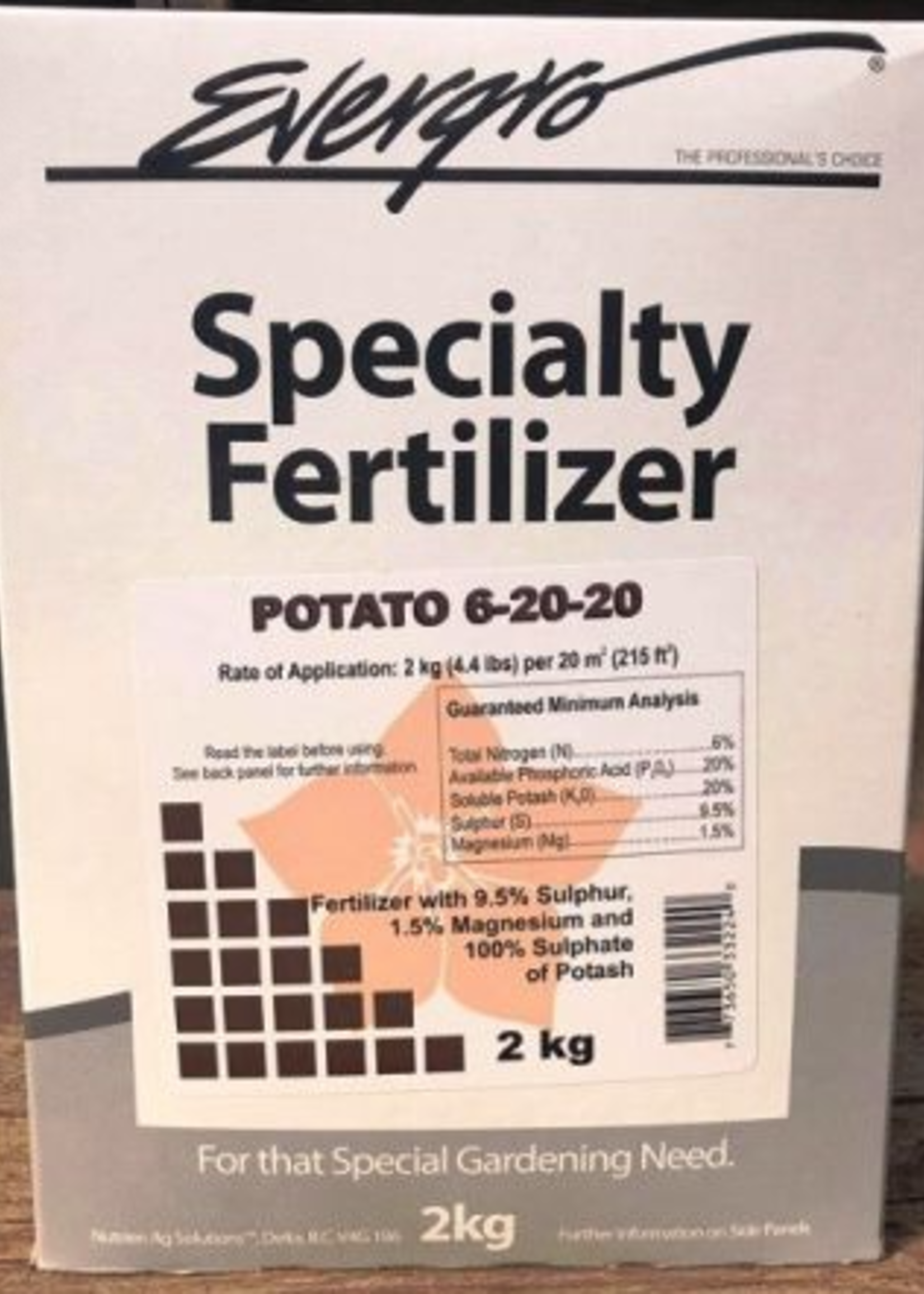 Evergro Potato Fertilizer 6-20-20, 2kg