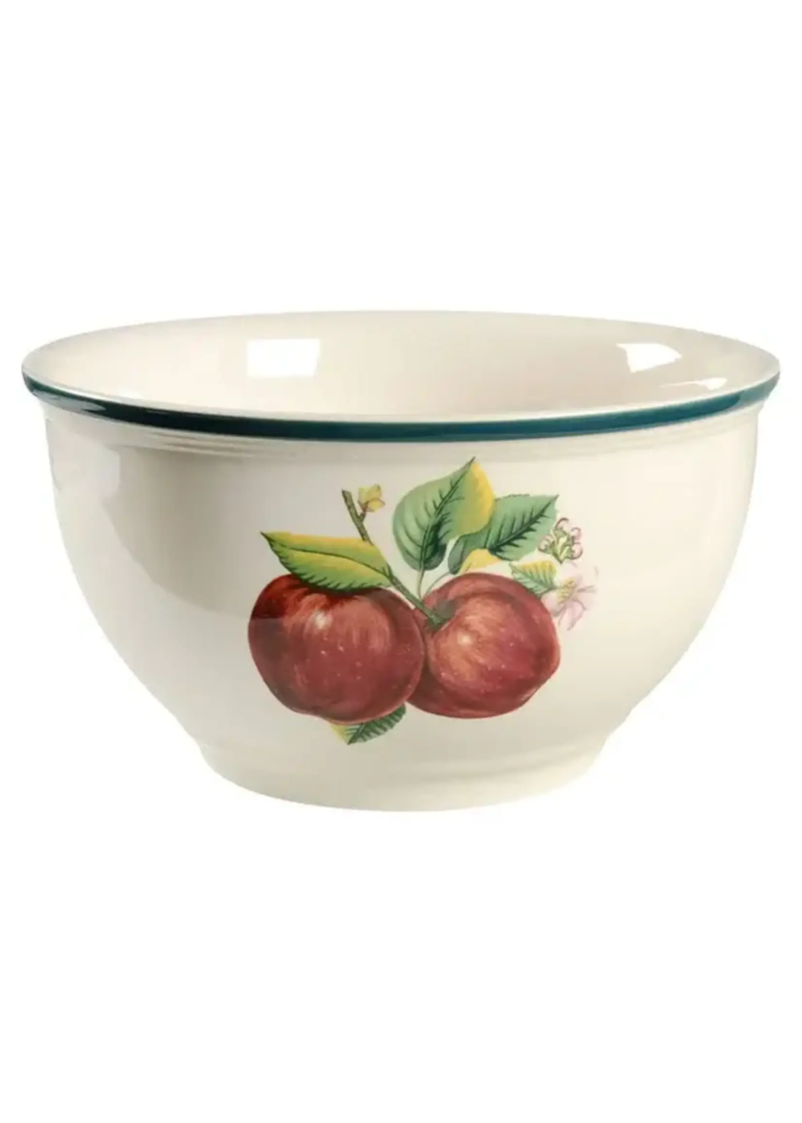 CHINA PEARL APPLES SALAD BOWL 10 5/8"