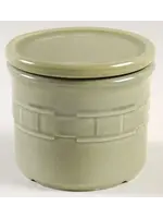 LONGABERGER WOVEN TRADITIONS SAGE CROCK AND LID 1 PINT