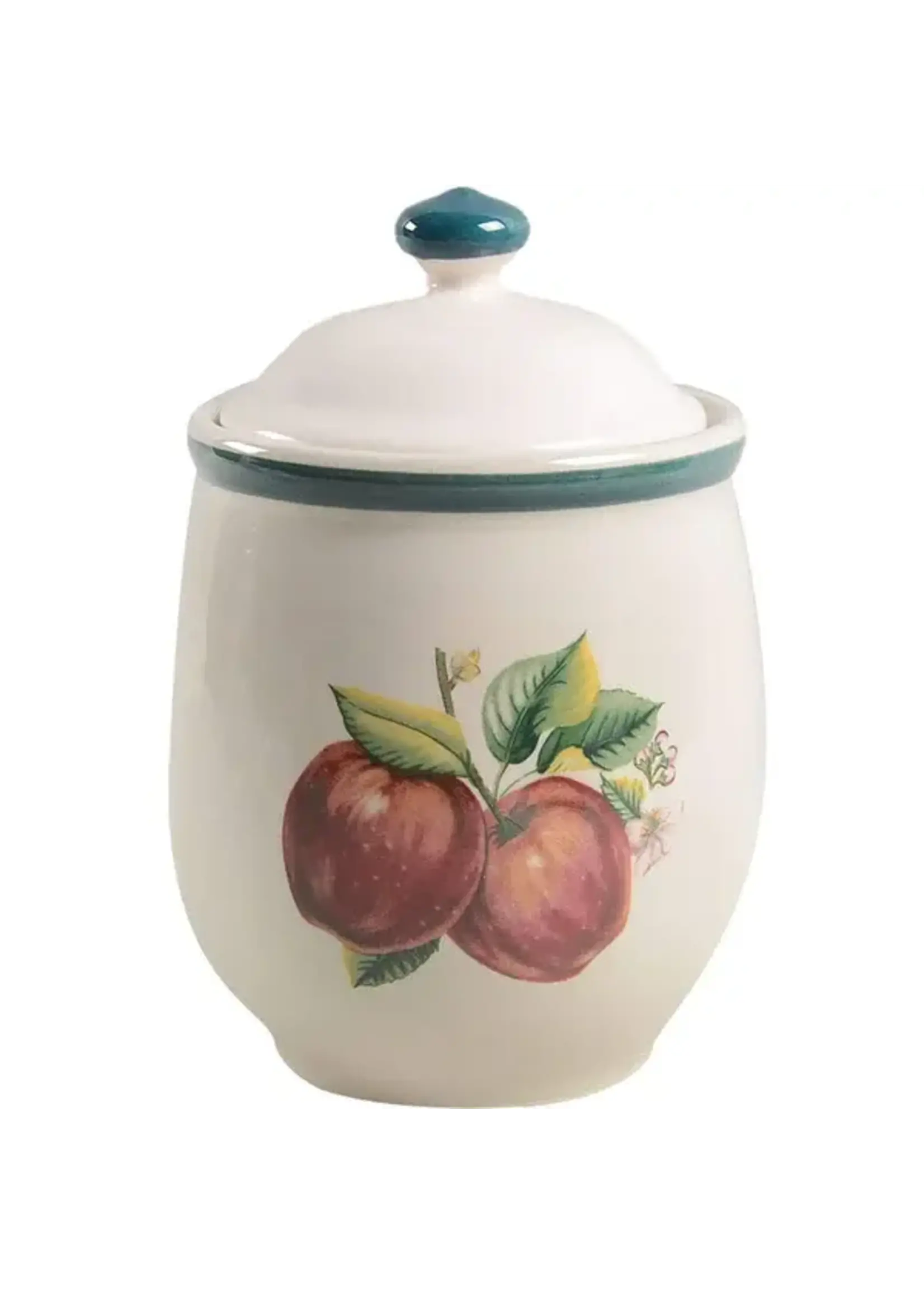 CHINA PEARL APPLES CANISTER  5 3/8"