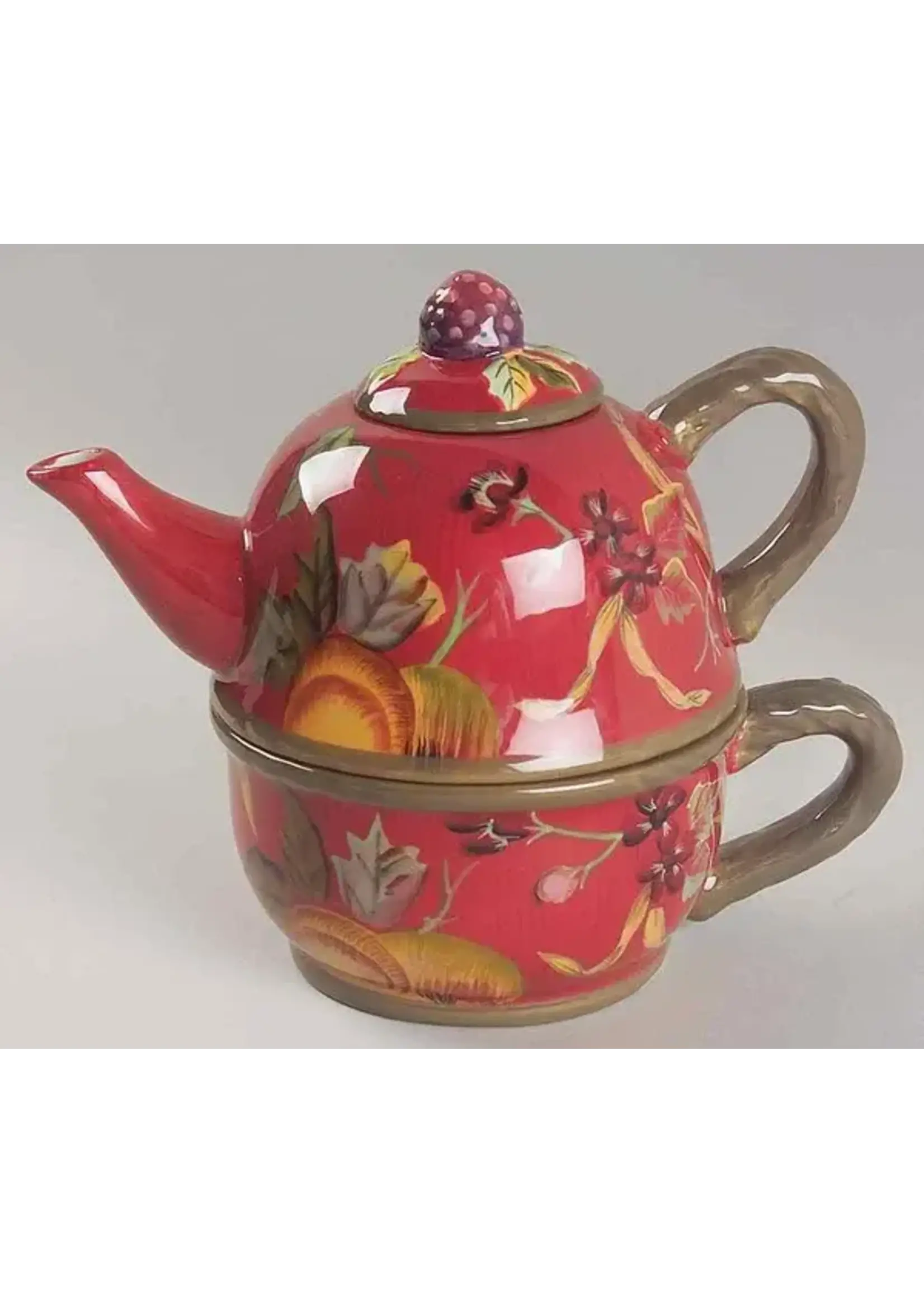 TRACY PORTER OCTAVIA HIL TEAPOT & CUP 5"