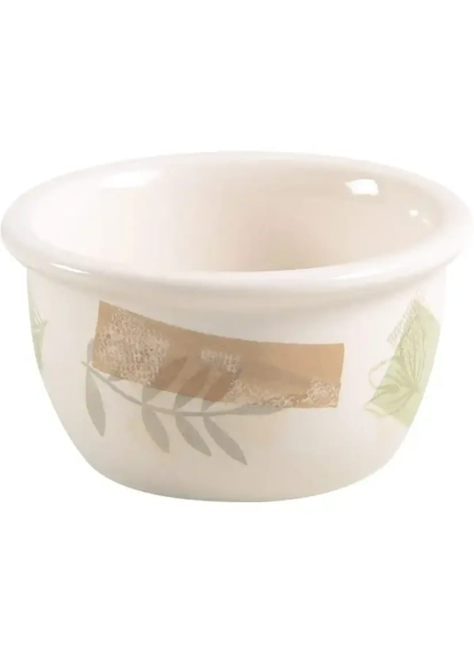 CORNING CORNING TEXTURED LEAVES RAMEKIN 4 1/4"