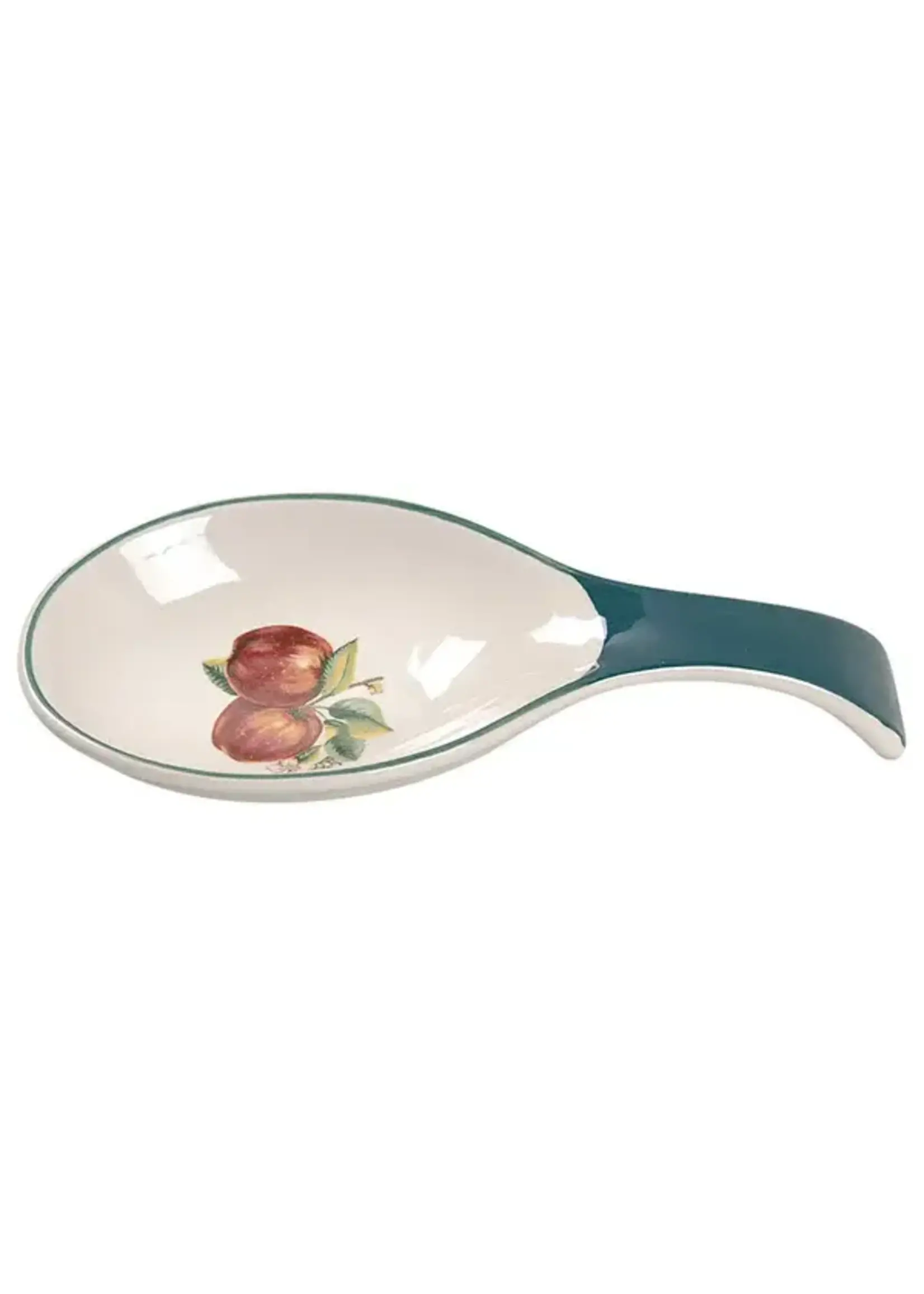 CHINA PEARL APPLES SPOON REST 7 3/4"