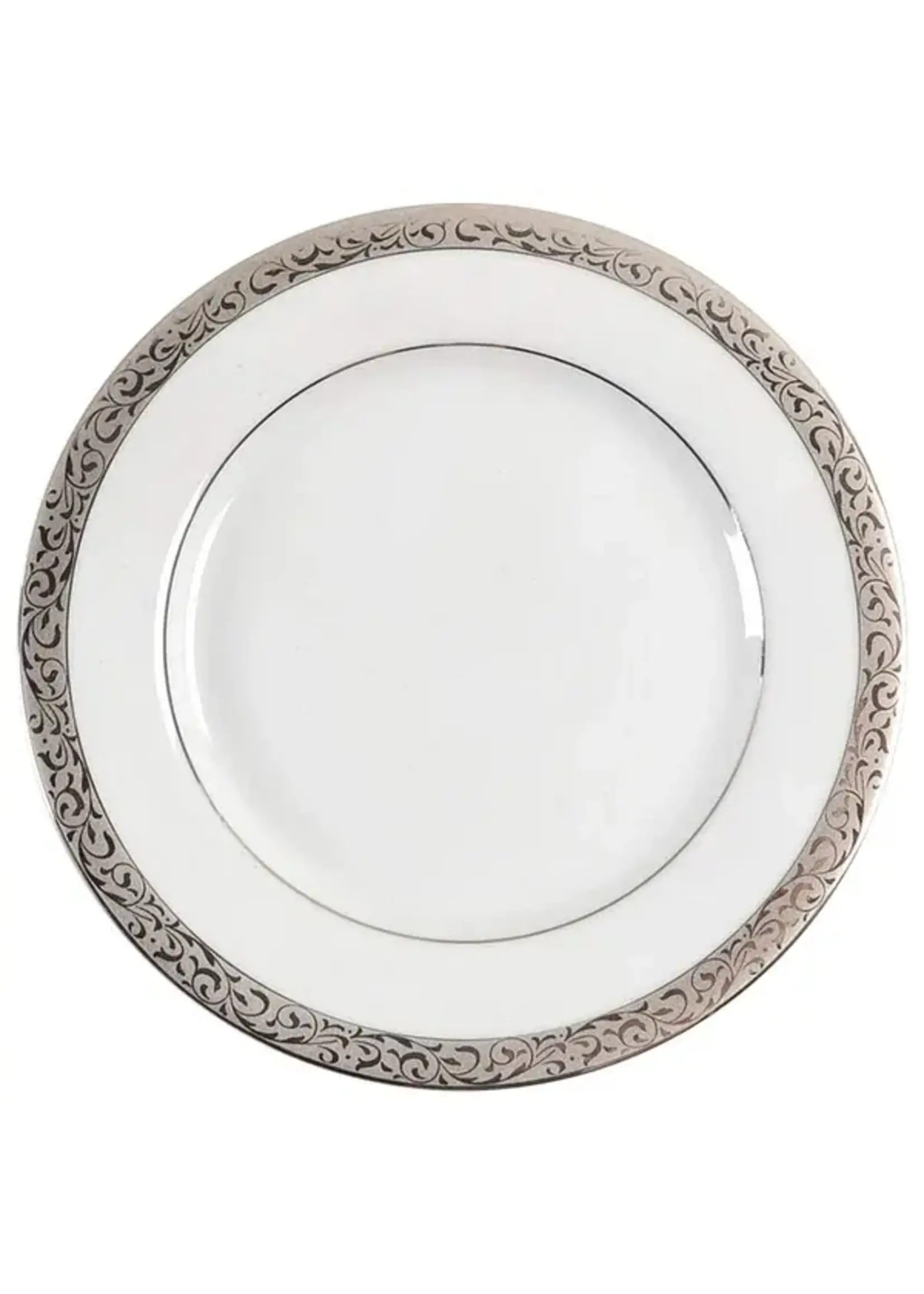 NIKKO PLATINUM FILIGREE BREAD & BUTTER PLATE 6 1/2"