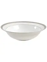 NIKKO PLATINUM FILIGREE ROUND VEGETABLE BOWL 9"