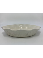 SUR LA TABLE PUMPKIN WHITE PIE DISH 10"