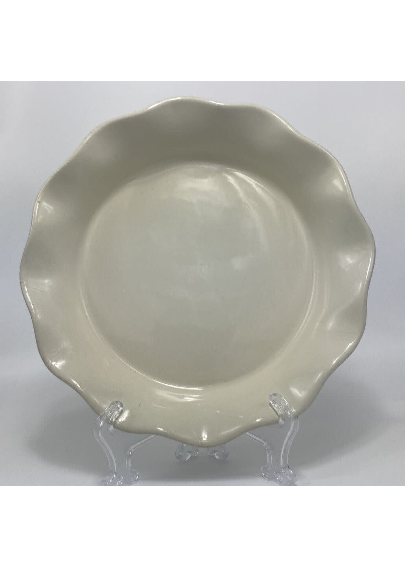 SUR LA TABLE PUMPKIN WHITE PIE DISH 10"