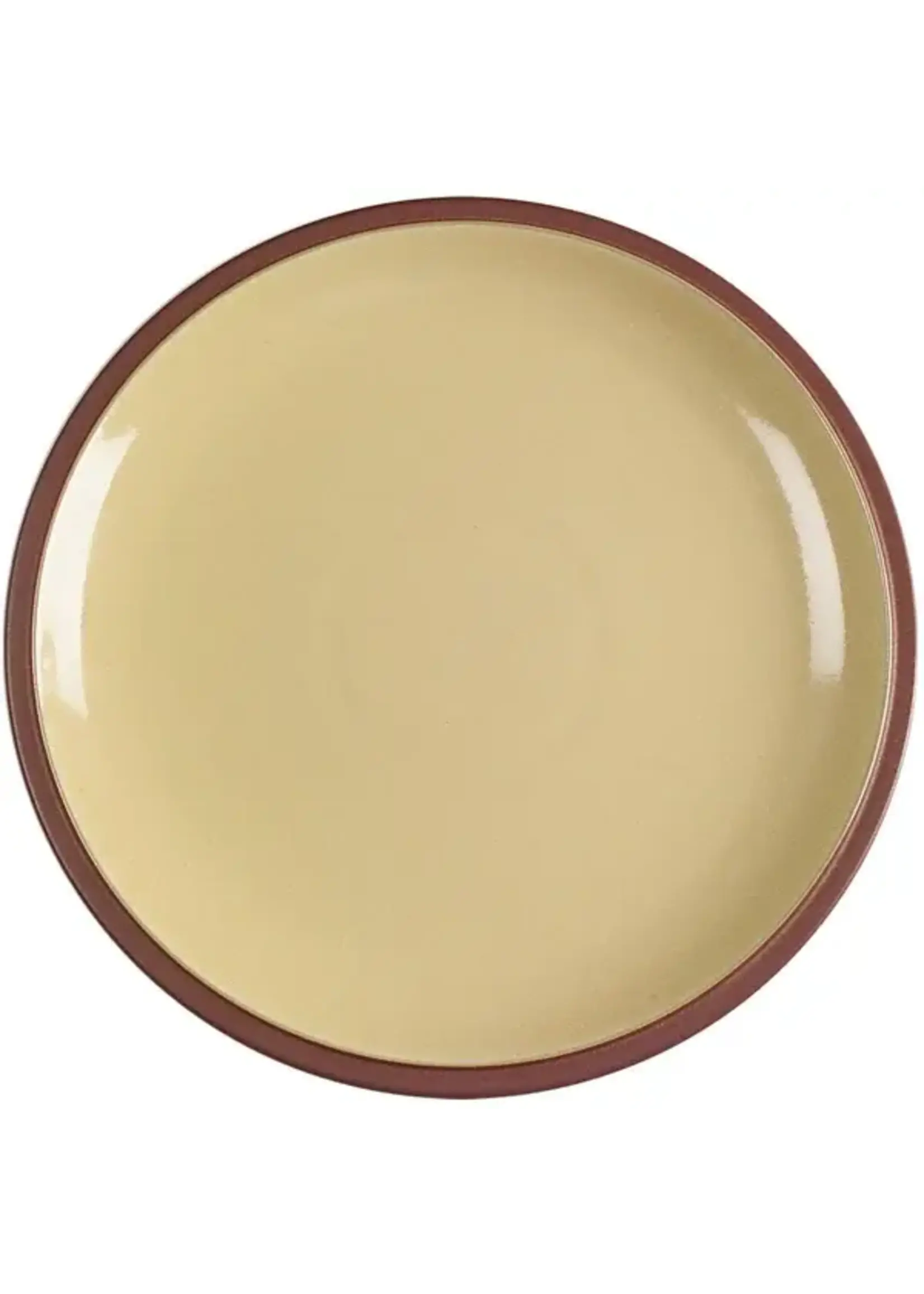 DENBY-LANGLEY JUICE-LEMON SALAD PLATES 8 7/8"