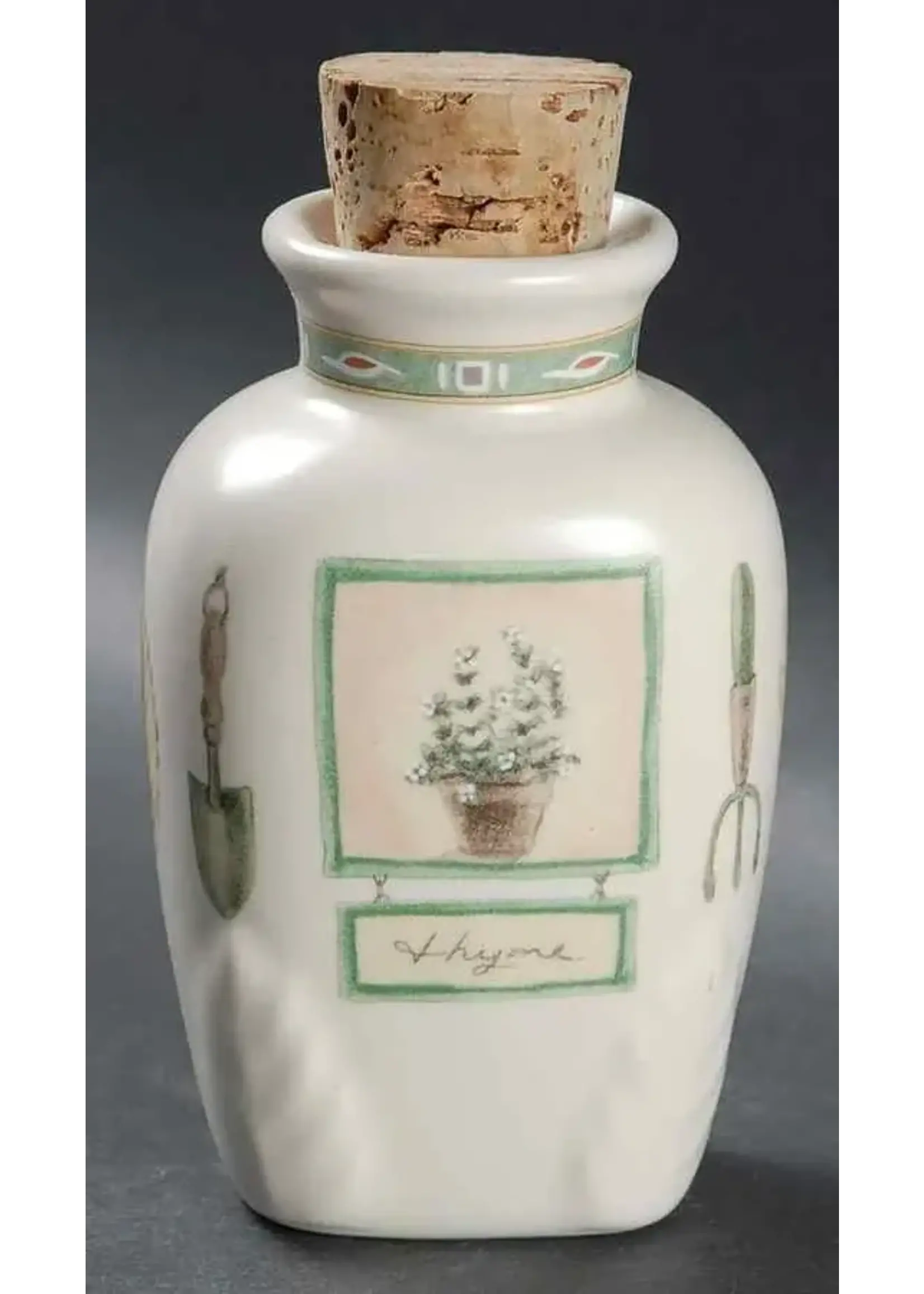 PFALTZGRAFF PFALTZGRAFF NATUREWOOD SPICE JAR & CORK THYME 4 3/8"