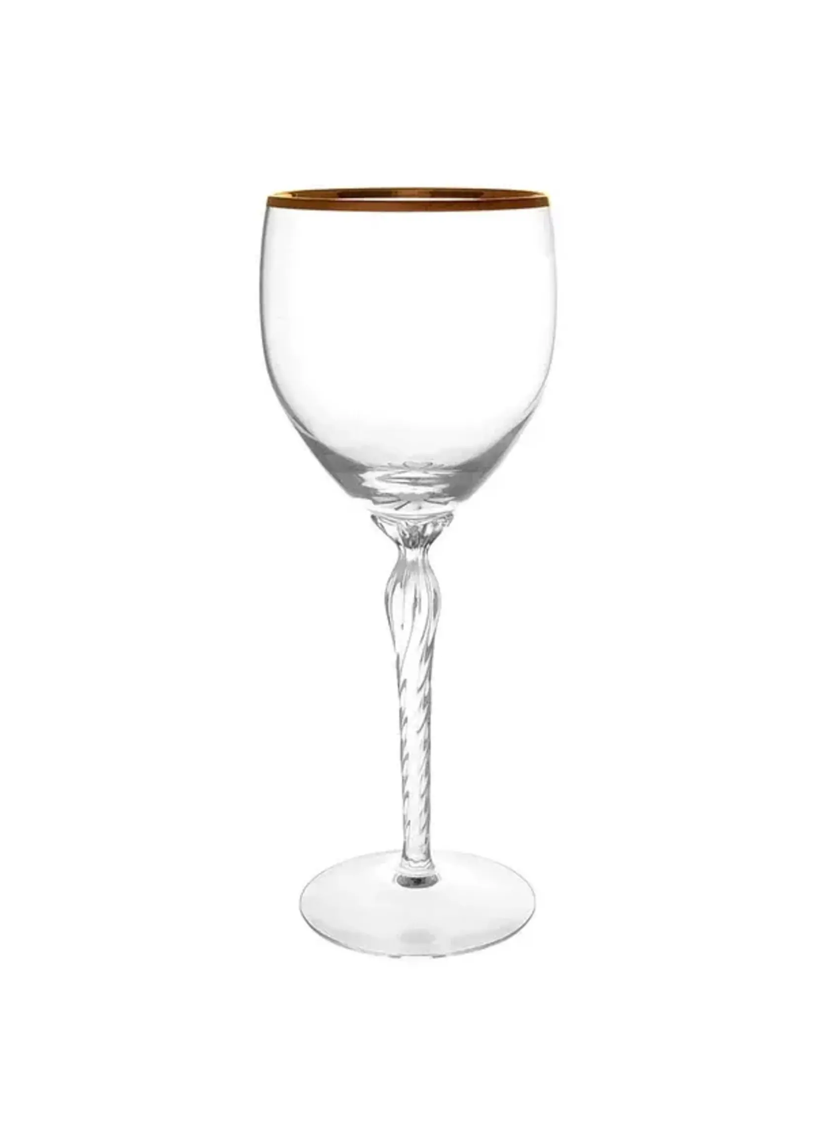 LENOX MONROE CRYSTAL WINE GLASS 7 5/8"