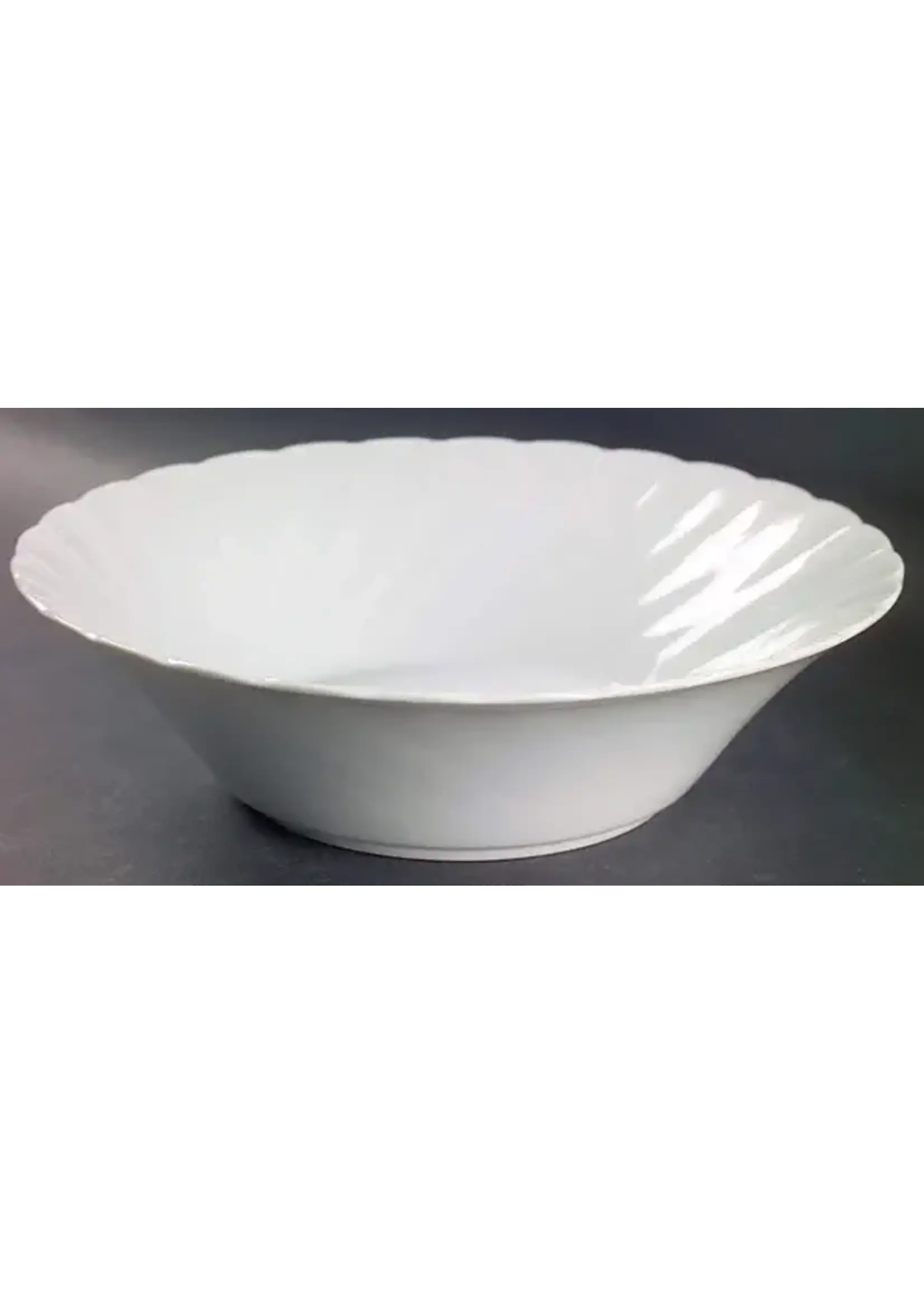 SHEFFIELD BONE WHITE ROUND VEGETABLE BOWL 9"