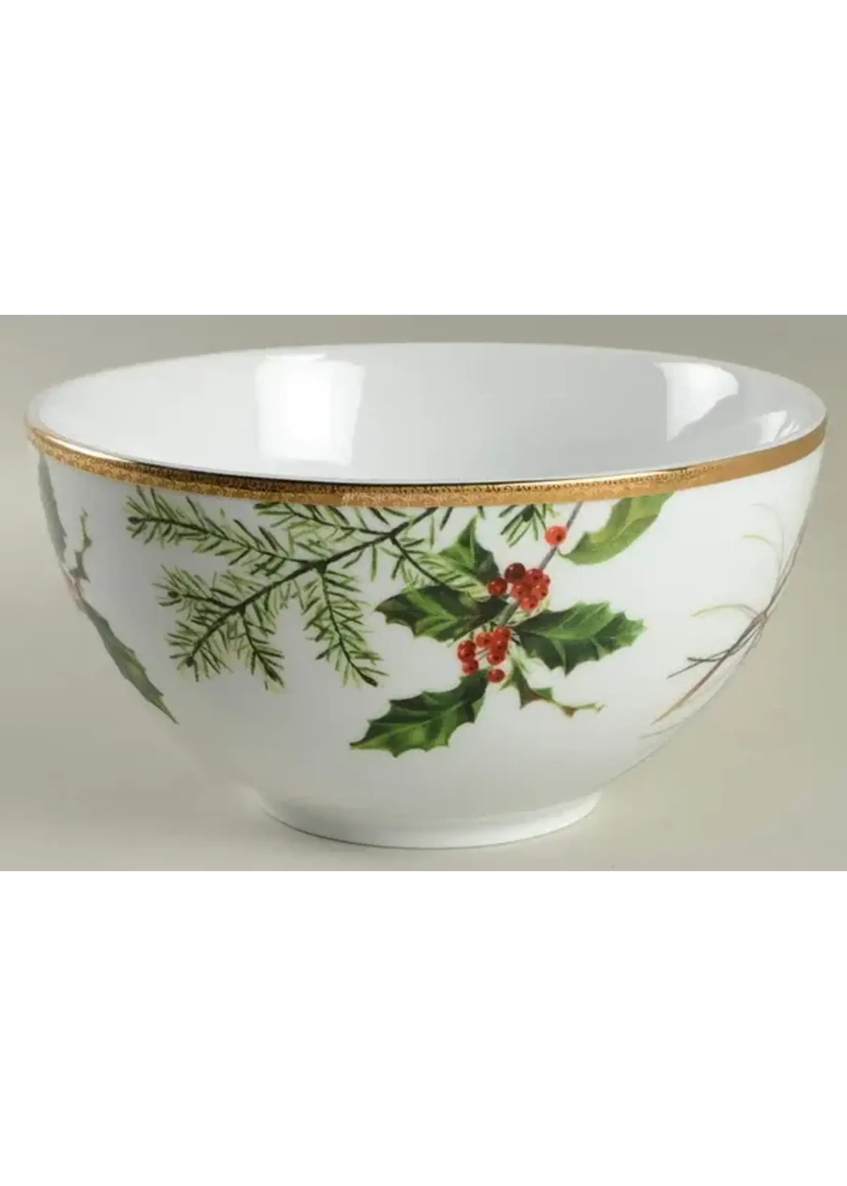 ST. NICHOLAS SQUARE LAUREL SERVING BOWL 9 1/2"