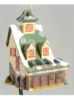 NORTH POLE SERIES ORNAMENT REINDEER BARN