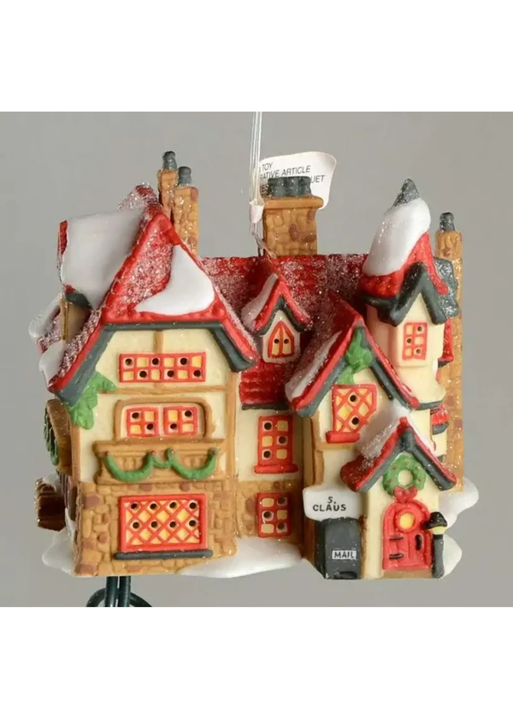 DEPARTMENT 56 NORTH POLE VILLAGE ORNAMENT SANTA'S WORKSHOP