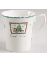 MIKASA CHRISTMAS WISH MUG/CAPPUCINO 4"