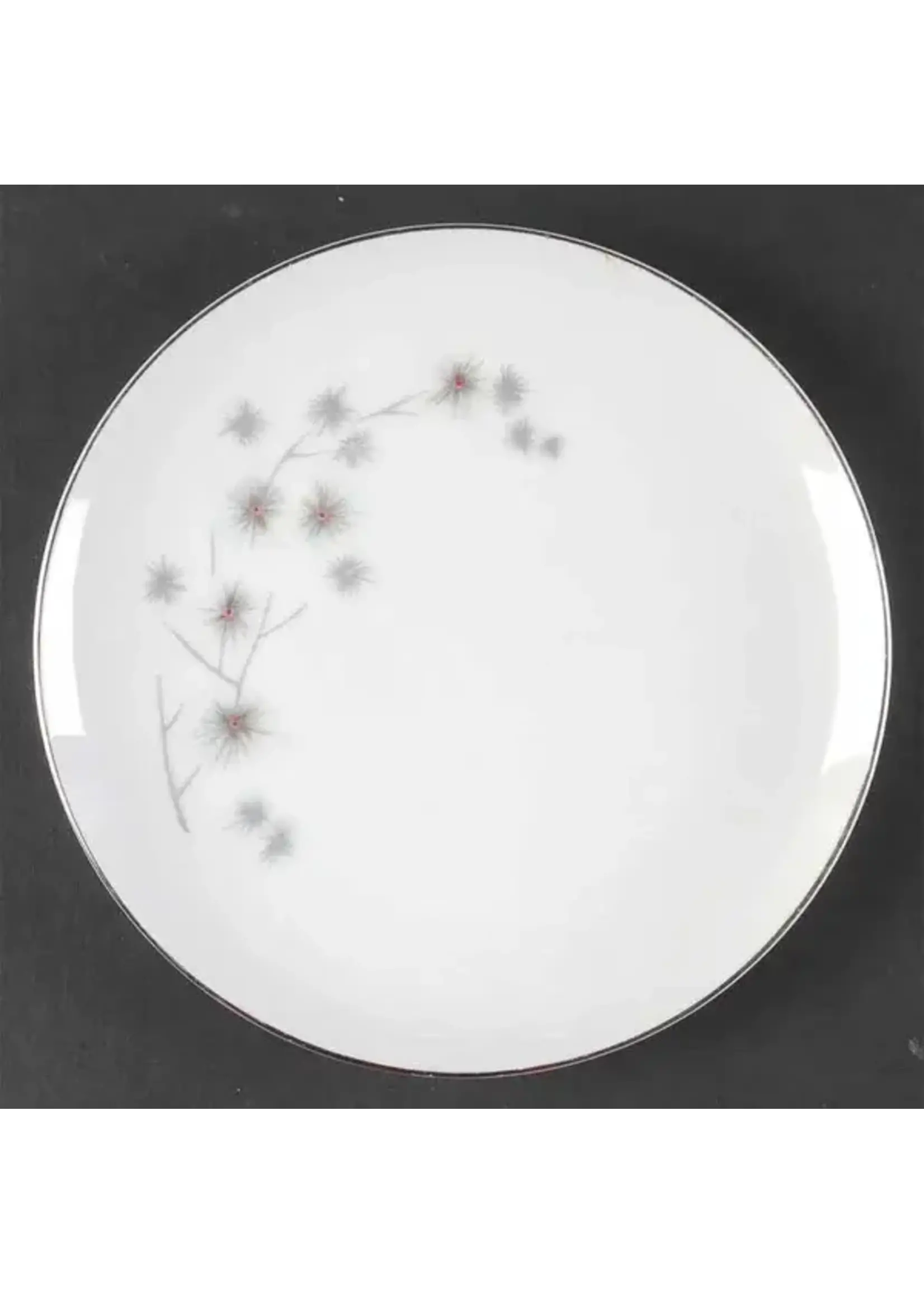 CREATIVE PLATINUM STARBURST SALAD PLATE 7 5/8"