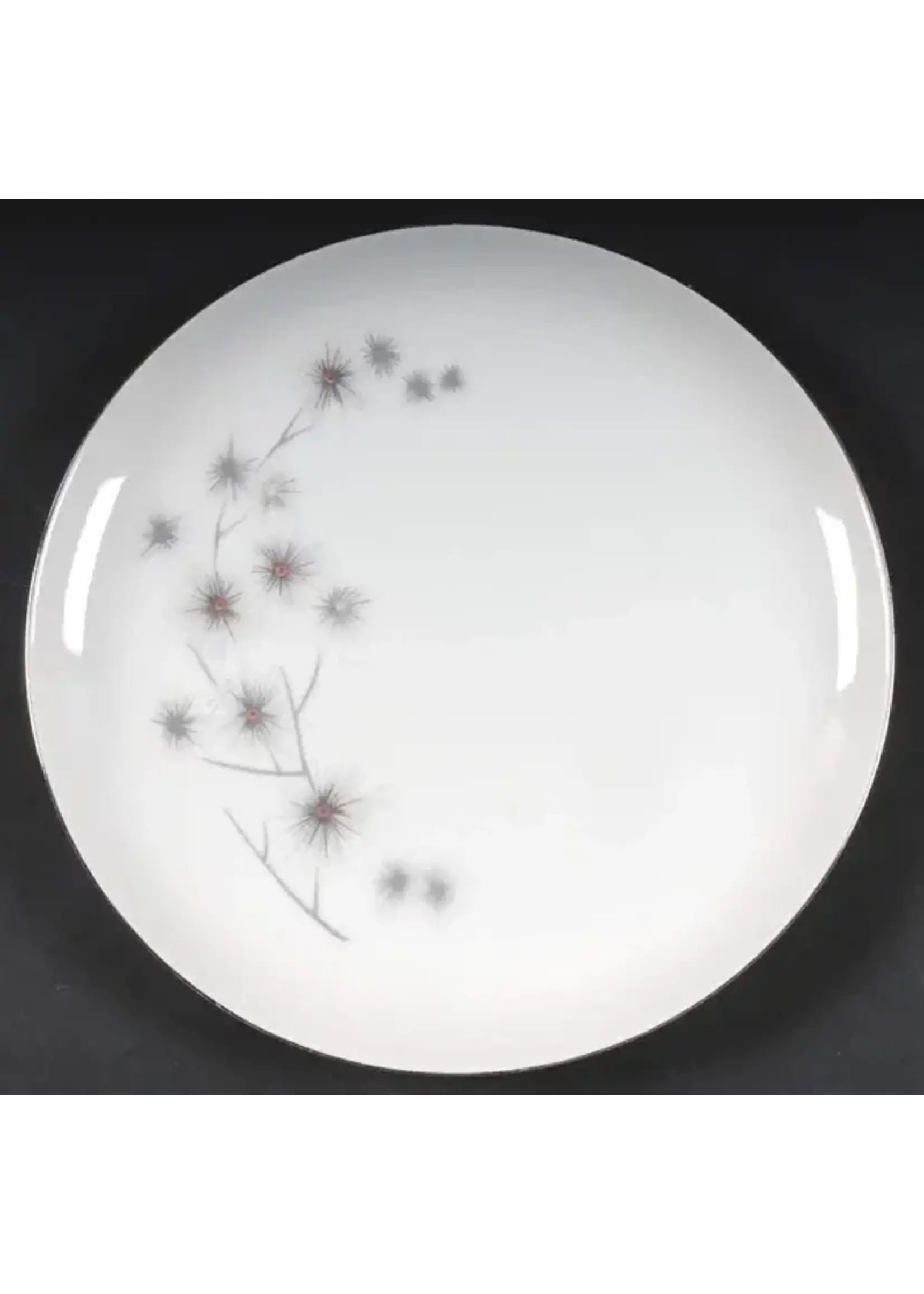 CREATIVE PLATINUM STAR BURST LUNCHEON PLATE 9 1/4"