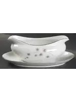 CREATIVE PLATINUM STAR BURST GRAVY BOAT